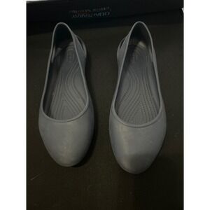 Crocs Women's Ballet Flats Blue‎ Size 9 / 10 Comfortable Casual Shoes